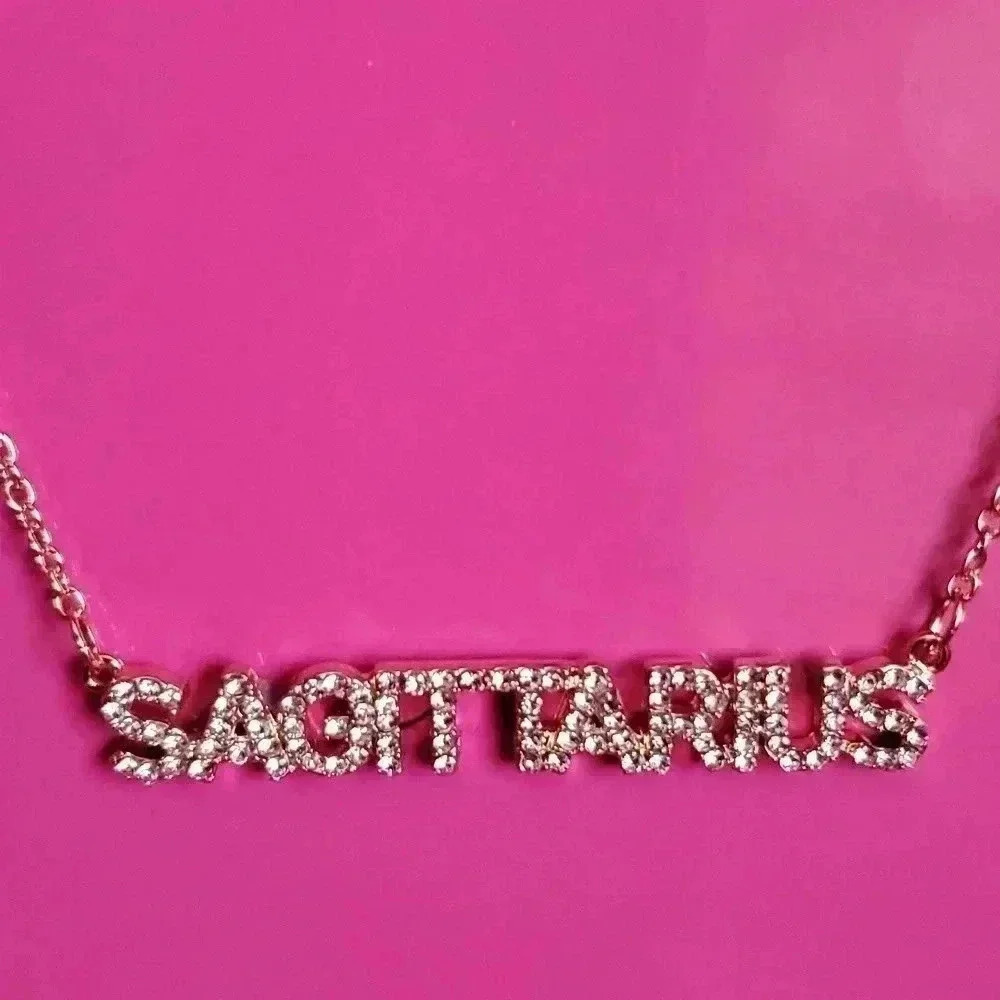 ☆☆☆Sagittarius fashion rose gold necklace - Picture 3 of 6